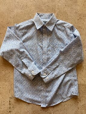 Class Club Light Blue Floral Shirt boy